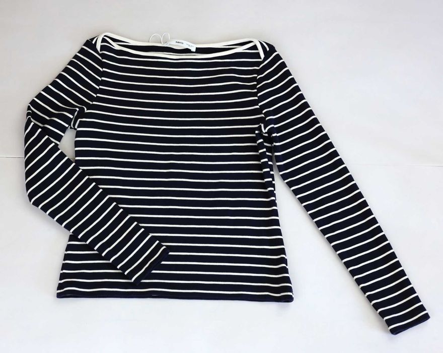 Чисто нова разкошна блуза на райе на марка Motivi.