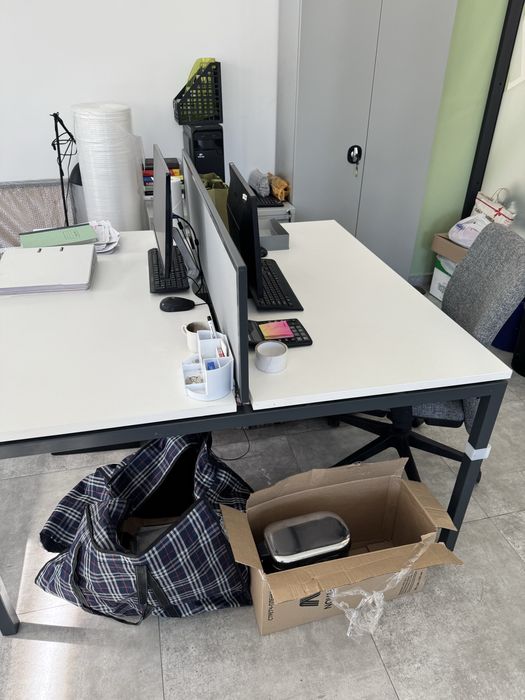 Офисная мебель б/у – рабочие столы + стулья