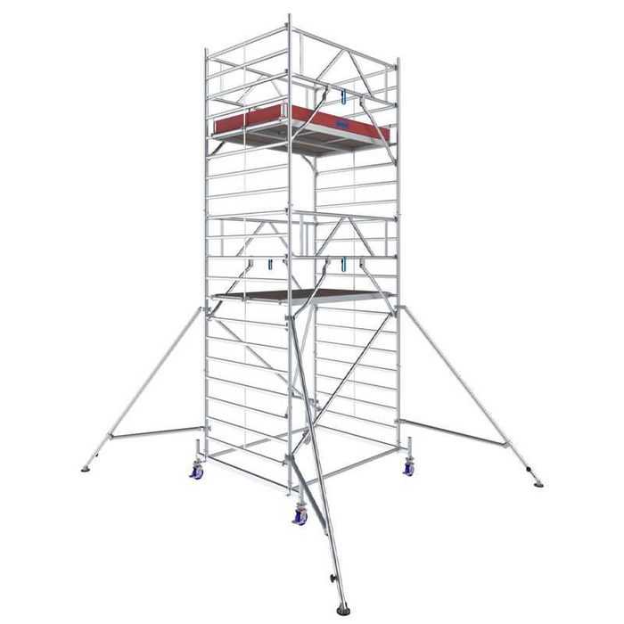Schela mobila Stabilo S50 1,5 x 2m, aluminiu, inaltime lucru 6.4m, inaltime max. platforma 4.4m - KR-781048