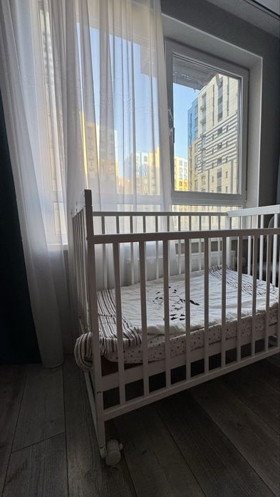 Кроватка детская до 3 лет с матрасом