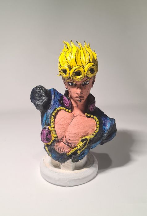 3d фигурка на Giorno Giovanna Jojo's Bizarre adventure part 5