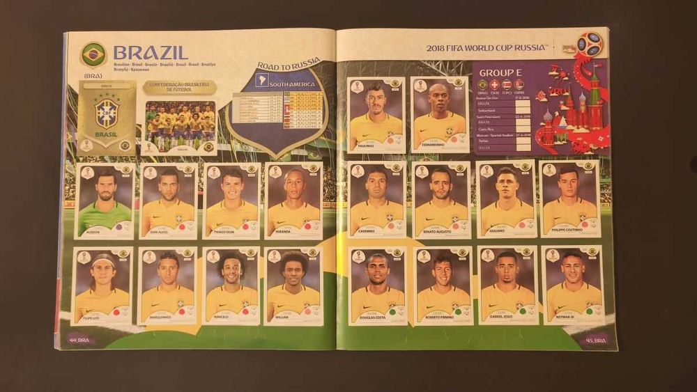 Album complet Panini World Cup 2018, varianta 682 de stickere