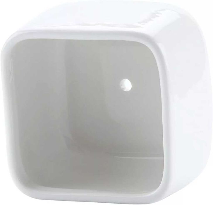 Set 2 ghivece din ceramică, cu suport din bambus