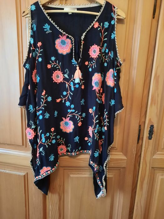 Bluza indiana cu broderie mărimea universala