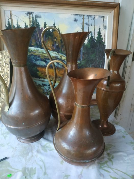 Vaze dimensiuni mari din cupru