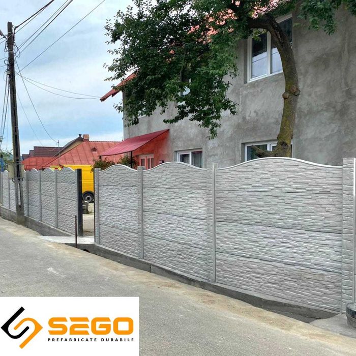 Gard panou beton SEGO Calitate certificata ISO 9001/14001