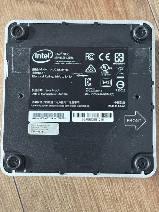 NUC5i5MYHE Home Assistant