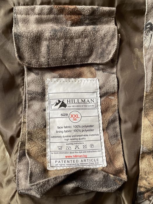 Камуфлажни дрехи Яке+Панталон Hillman XXL