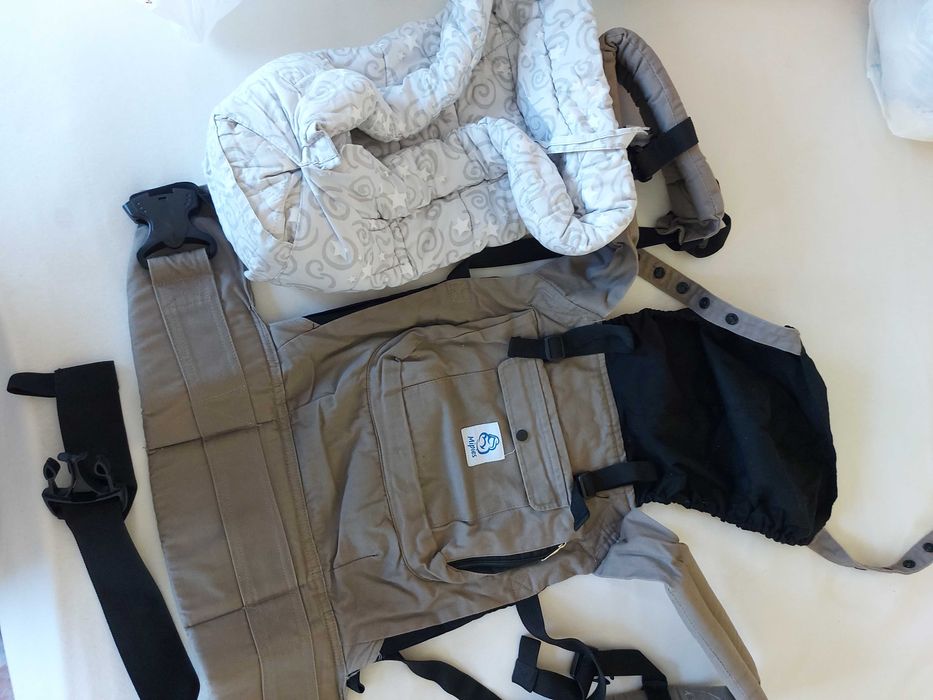 Ерго раница за носене на бебе и колан за прохождане