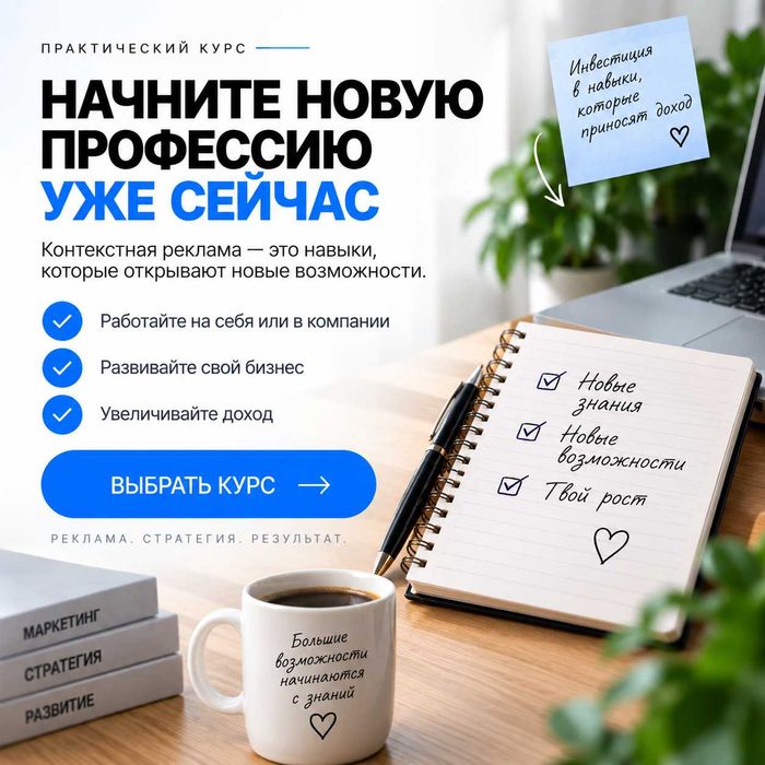 Обучение контекстной рекламе | Курсы Google Ads, Яндекс Директ