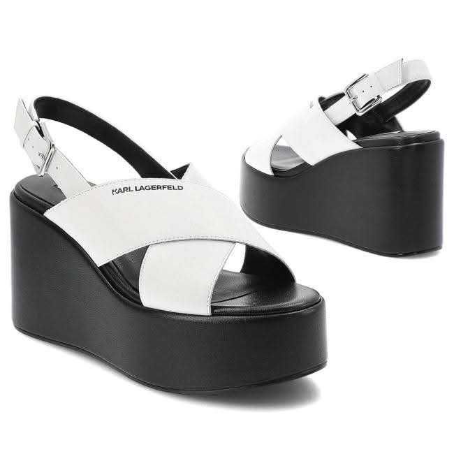 Sandale piele Karl Lagerfeld