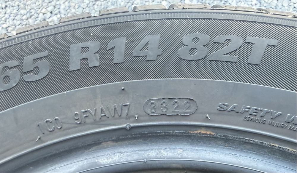 4бр 175/65/14 на 7,5мм с 22дот Кумхо