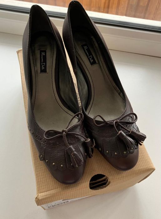 Туфли кожаные Massimo Dutti