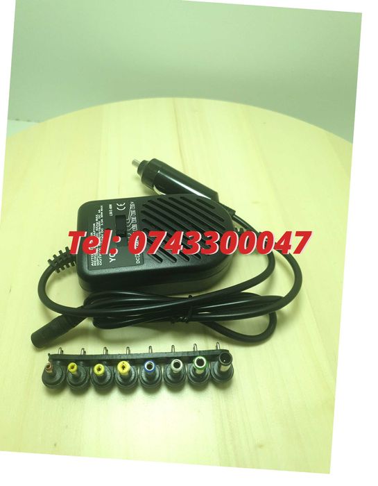 Incarcator Universal Pentru Laptop Pentru Auto Alimentare La 12v
