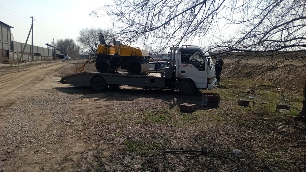 Каток дорожная работа