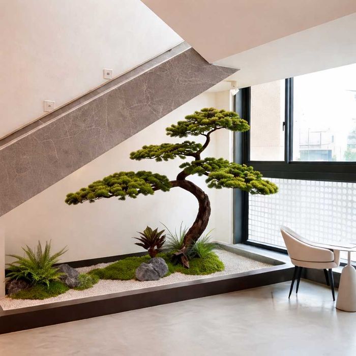 Maslini si Bonsai Mari frunze artificiale cu trunchi natural.