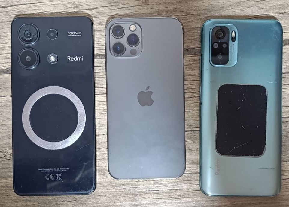 iPhone 12 pro + Redmi Note 10 pro + Redmi Note 13 pro xammasi karobka