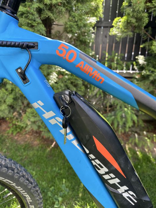 ebike Haibike Allmtn, sduro 5.0, M, 1500km, baterie noua!