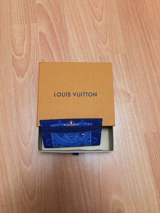 Lv cardholder blue
