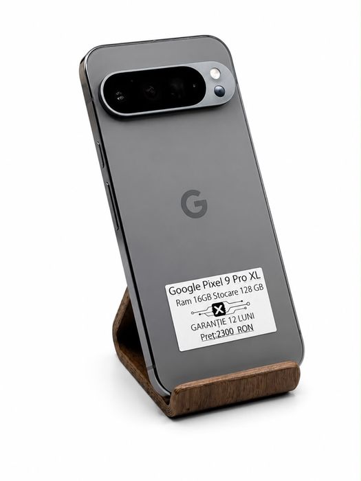 Pixel 9 Pro XL Natural Titanium 128 GB Impecabil/Garantie 24 luni/Factura/Rate/ Avans 0