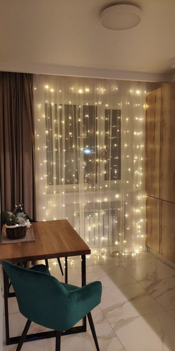 Гирлянда "Штора" 3×2 С КРЮЧКАМИ