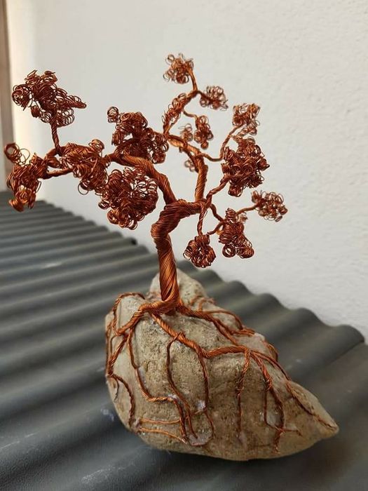 Vand flori de metal.copaci din fire