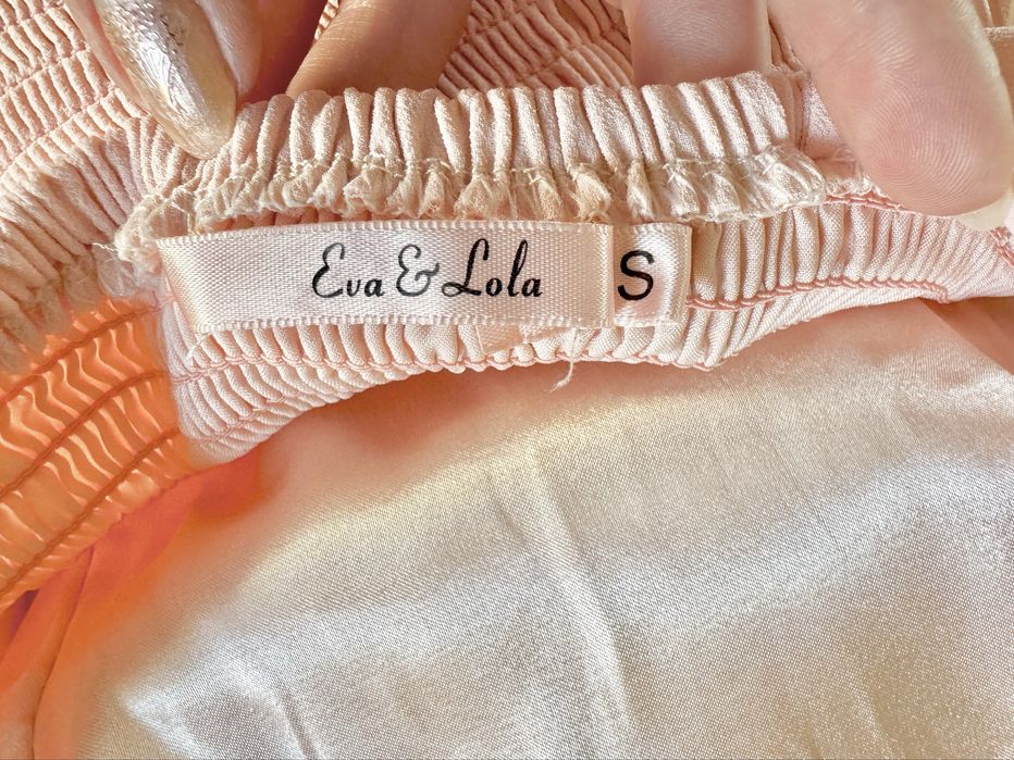 Великолепна розова дълга рокля + мъжка риза в същия цвят