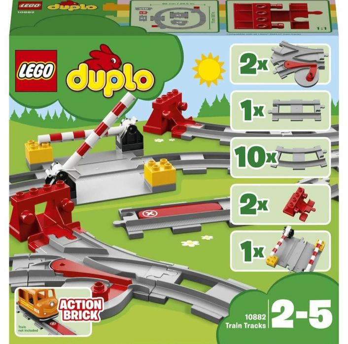 Vând lego duplo set de sine și poduri