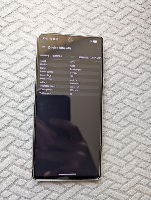Google Pixel 7 128 gb White + Zagg case