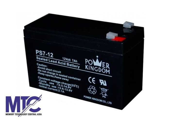 Аккумулятор, батарейка 7 ампер час Power Kingdom 12V 7 Ah AGM АКБ