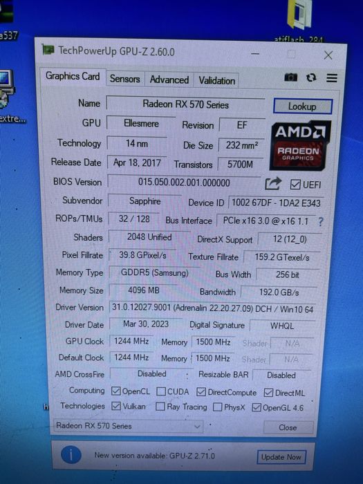 Sapphire Nitro RX570