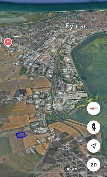 Продава се Парцел в Бургас, Възраждане - 28161 кв.м за 12 €/кв.м - Снимка #1