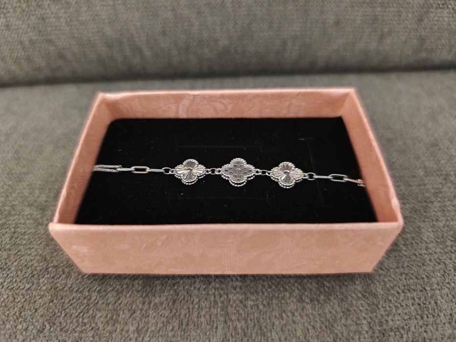 Brățară argint Van Cleef, nouă