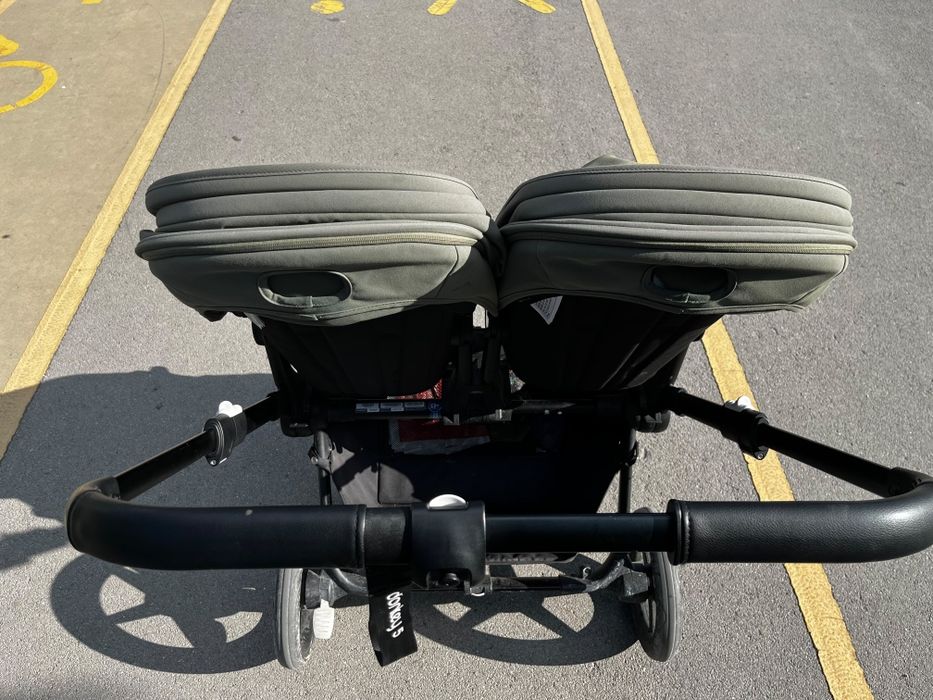Количка Bugaboo Donkey 5 Twin Black/Forest Green