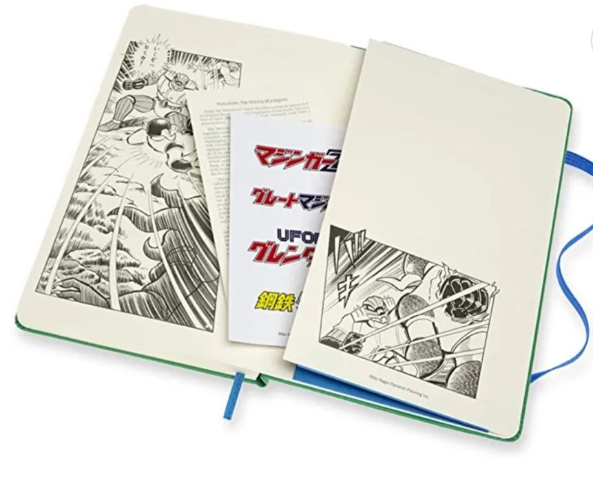 Limited Edition Moleskine тефтер с бели страници, Go Nagai Super Robot