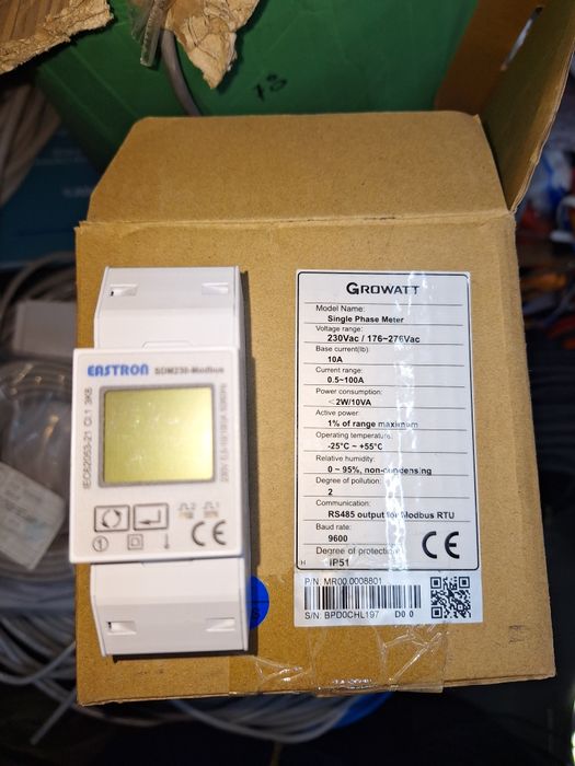 Smart meter  DTSU666 H și legrand Growatt