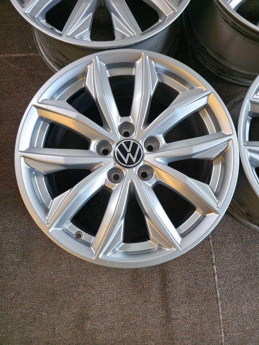 4 Jante Aliaj 5x112 17'' OE VW Golf Touran Tiguan Sharan Caddy T-ROC / Skoda Octavia Superb YETI Karoq Kodiaq 7J ET 34