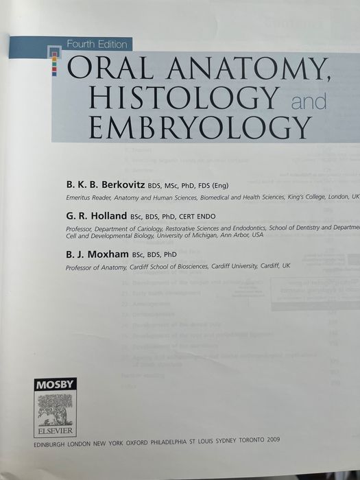 Oral anatomy histology and embrioligy