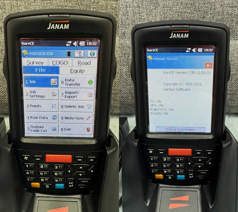 Controler NOU JANAM - SurvCE 2,58 Fieldgenius 11 RTK GPS TRIMBLE SOUTH