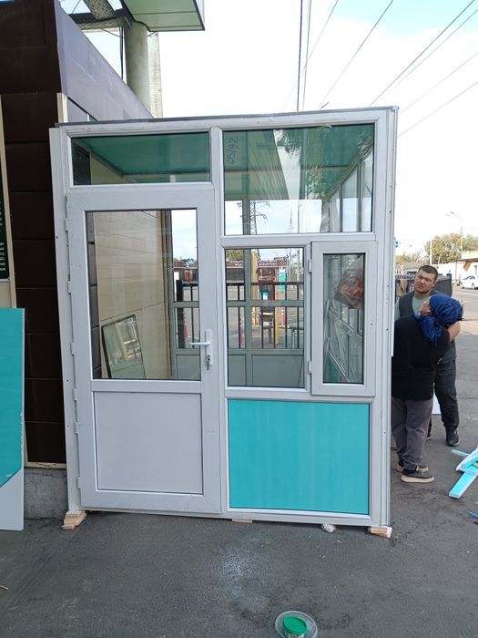 Пластиковые окна двери на заказ новый-б/у