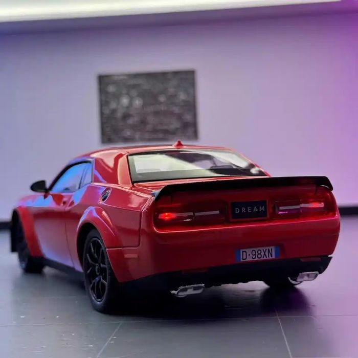 Dodge Challenger SRT Demon железная машинка металлическая - Доставка