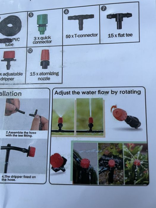 Sistem de irigatii cu picatura