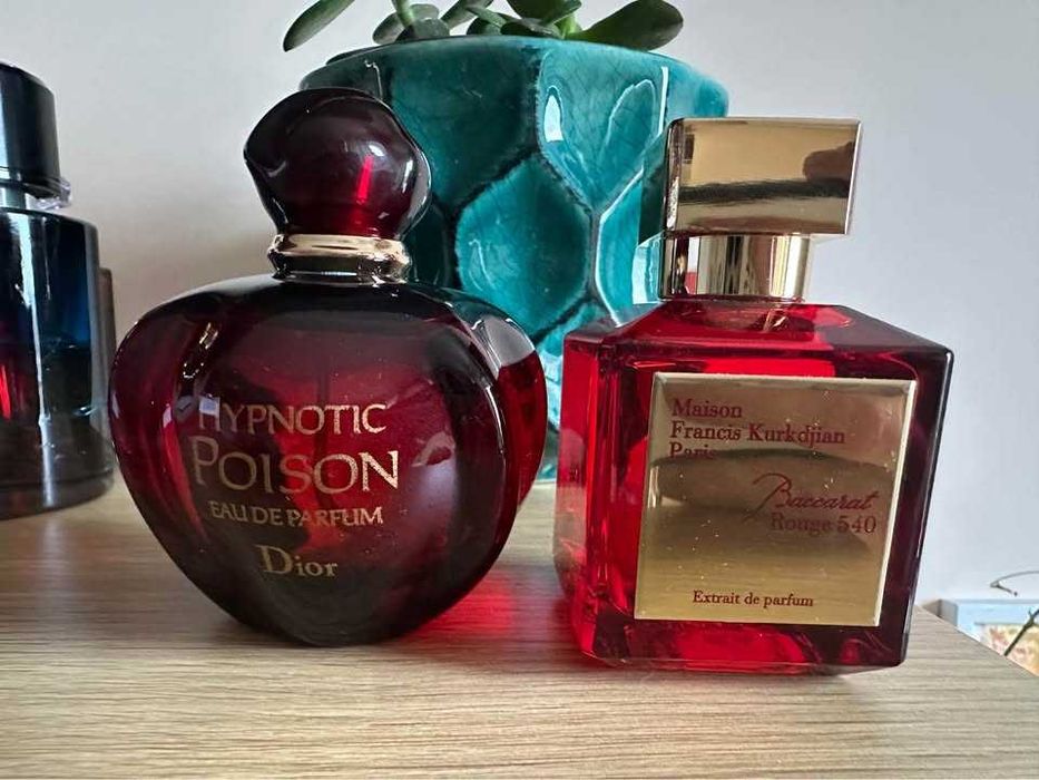 Парфюми Baccarat Rouge 540 Extrait и Dior Hypnotic Poison