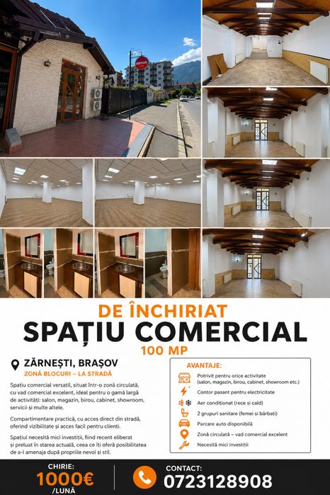 Spațiu comercial de inchiriat - Zarnesti,Brasov