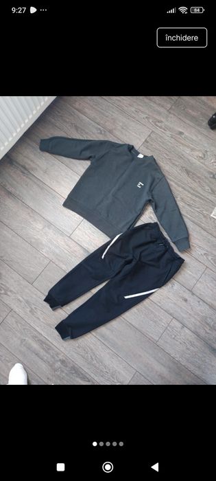 Pantaloni+bluza băieți 7/8 ani
