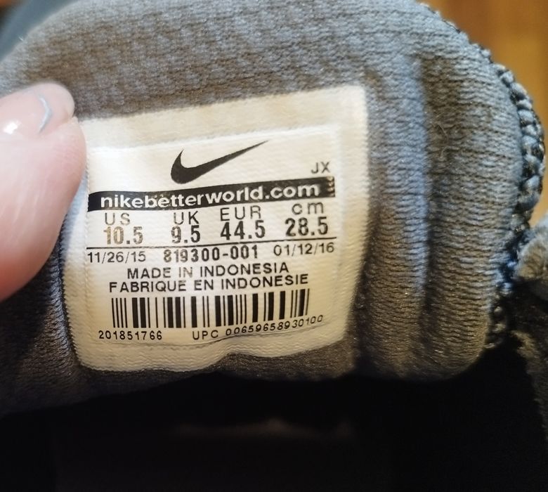 Кроссовки Nike (Оригинал, 43.5 размер / 28.5 см)
