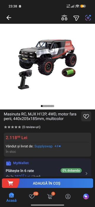 1:12 Automodel Brushless Ford Bronco R Mjx H12p Baja1000
