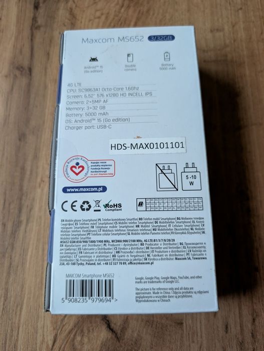 Smartphone Maxcom MS652
