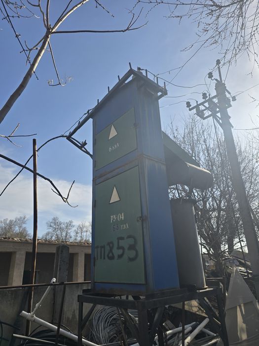Трансформатор 63/6 в рабочим состоянии