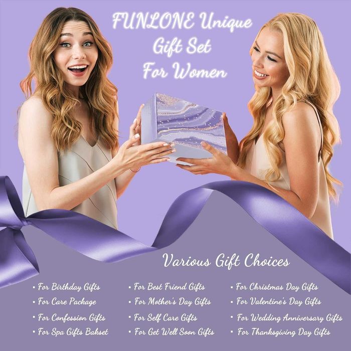 Подаръчен комплект за жена спа вана релакс рожден ден подарък лавандул